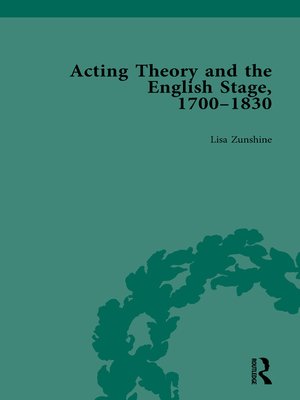 cover image of Acting Theory and the English Stage, 1700-1830 Volume 2